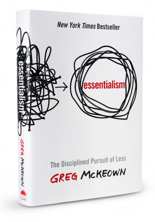 Capa do livro Essencialismo. Aprenda a fazer menos mas melhor